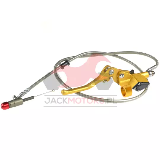 SPRZĘGŁO HYDRAULICZNE ZŁOTE + PRZEWÓD 120CM - Jack Motors - Części