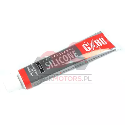 SILIKON WYSOKOTEMPERATUROWY CX80 CZARNY 80ML