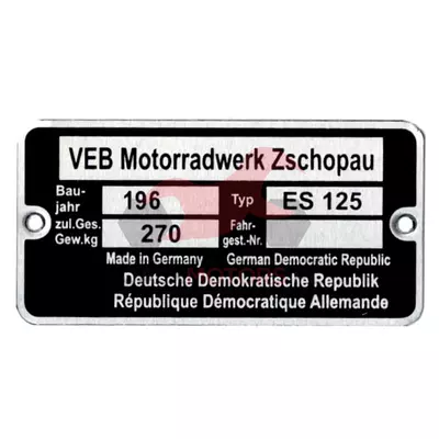 TABLICZKI ZNAMIONOWE > Mz - Jack Motors - Części i akcesoria