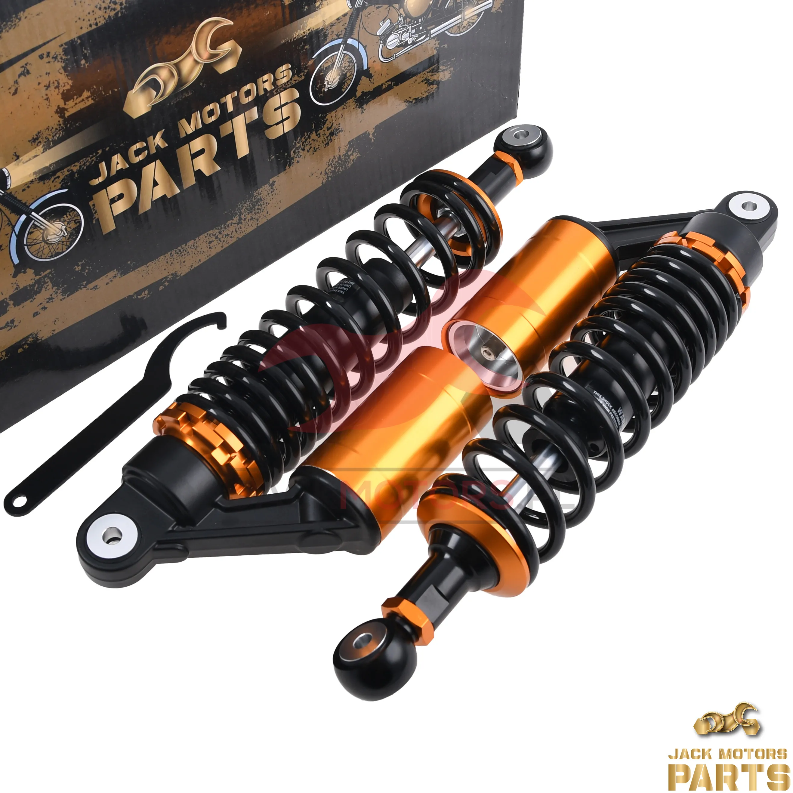 SHOCK ABSORBERS SIMSON REAR 320MM GAS BLACK GOLD SET JMP VERSION