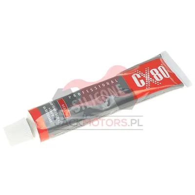 SILIKON WYSOKOTEMPERATUROWY CX80 CZERWONY 80ML