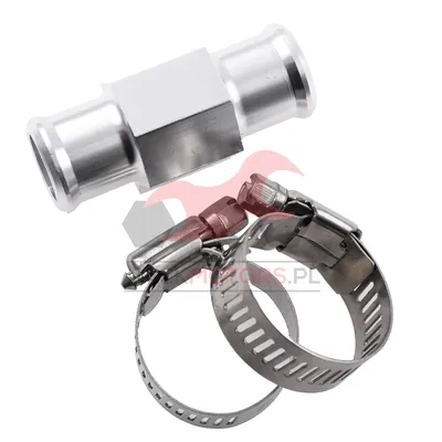 ADAPTER CZUJNIKA TEMPERATURY 1/8" 18MM ALU CNC SREBRNY