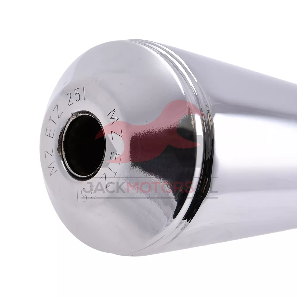TŁUMIK MZ ETZ 251 CHROM JMP - Jack Motors - Części i akcesoria