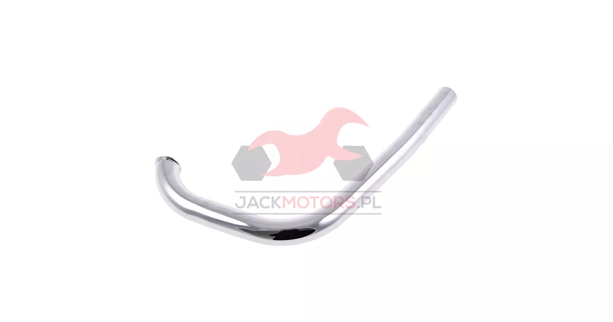 KOLANKO TŁUMIKA WSK 125 JEDNORAMÓWKA CHROM JMP - Jack Motors