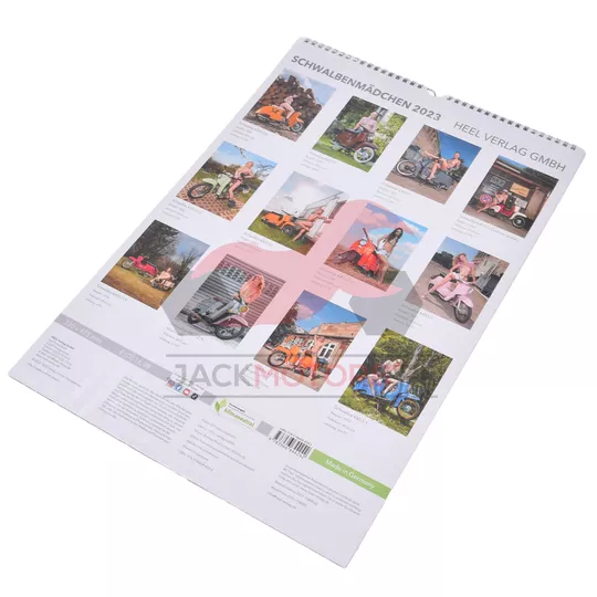 KALENDARZ SIMSON SCHWALBENMADCHEN EROTIK 2023 HEEL VERLAG - Jack Motors