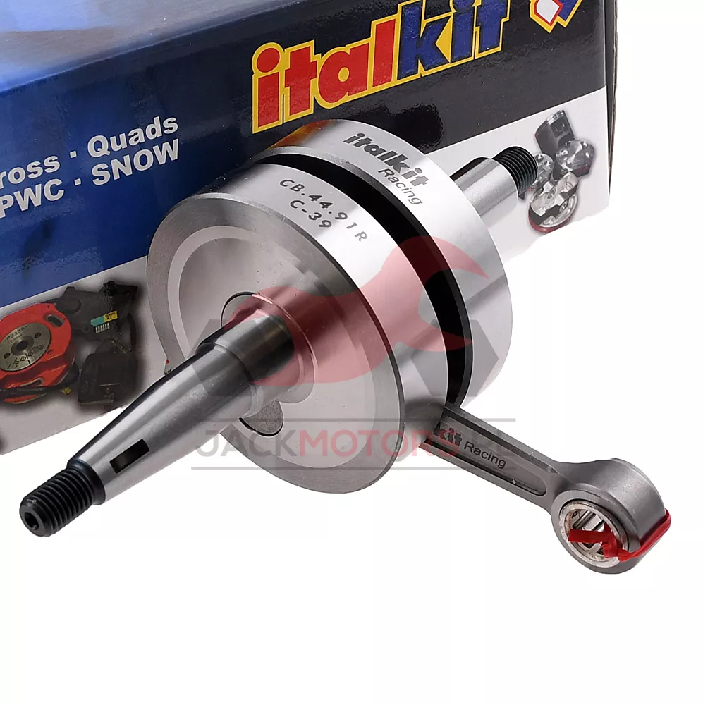 WAŁ KORBOWY ITALKIT RACING CNC MINARELLI AM6 LC 20MM + ŁOŻYSKA