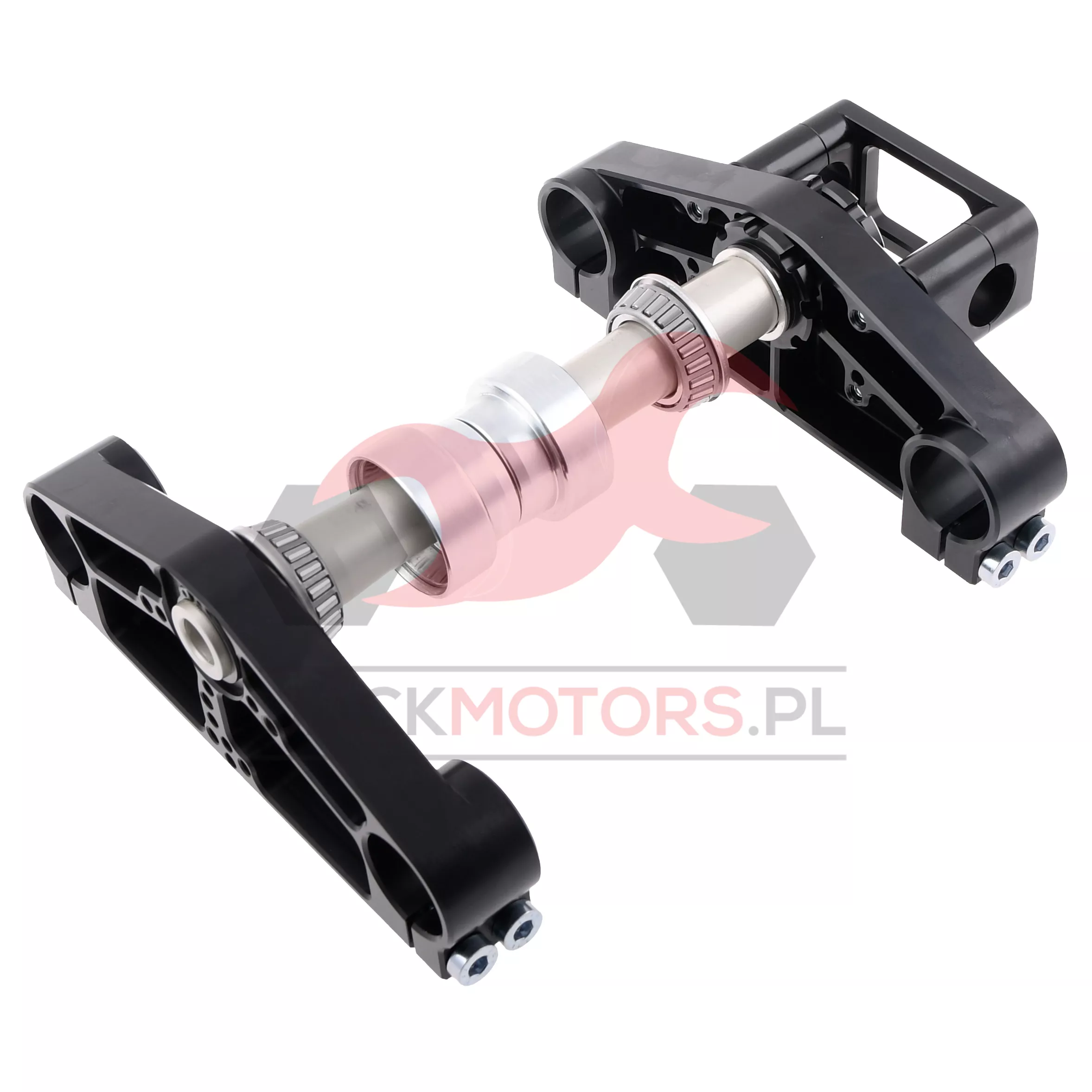 PÓŁKA WIDELCA SIMSON S50 S51 S70 TUNING ALU CNC ULTRALEKKA CZARNA