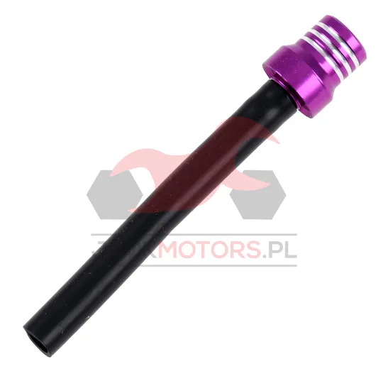 ODPOWIETRZNIK ZBIORNIKA PALIWA ALU CNC UNIWERSALNY FIOLETOWY + CZARNY V2 RACING FORCE