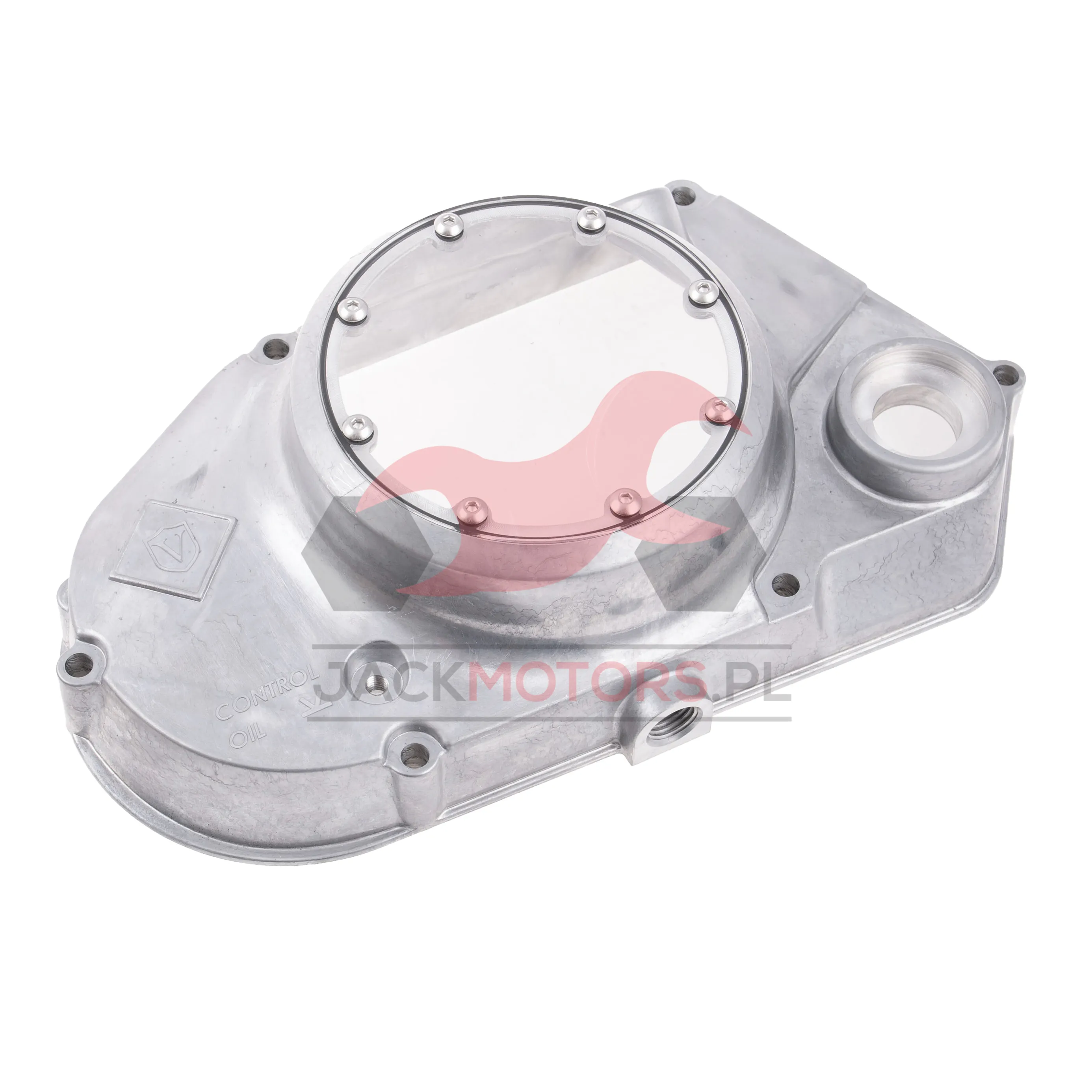 ENGINE COVER SIMSON S51 SR50 LEFT ALU CLEAR V1 VENANDI