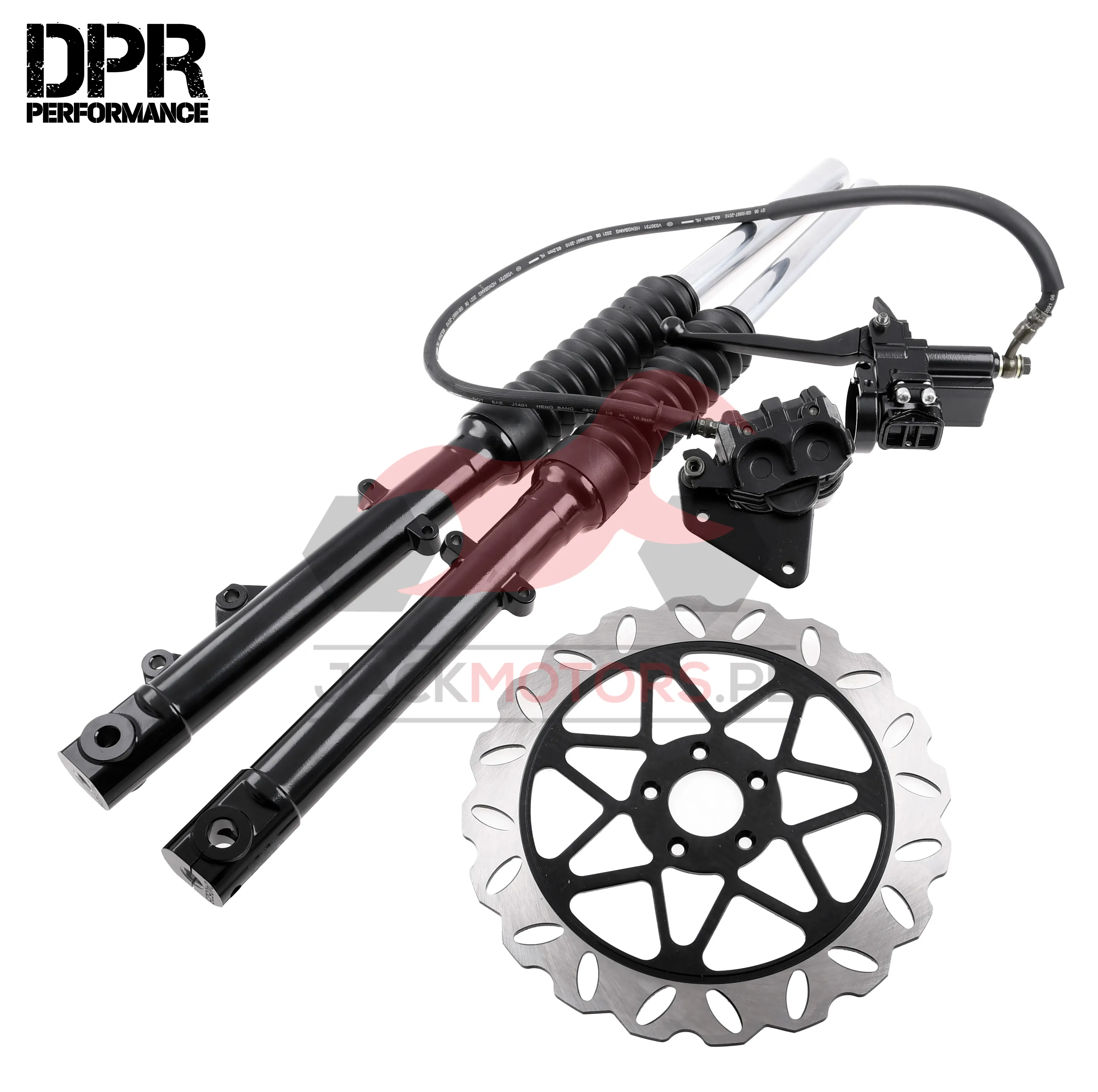 SHOCK ABSORBERS SIMSON S51, S70, S53, S50 BLACK DISC 260MM DPR