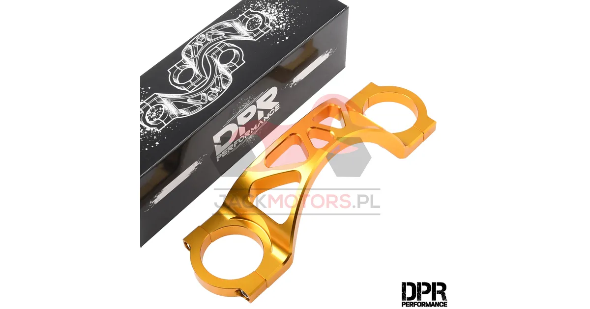 STABILIZER / SHOCK ABSORBER BRACE SIMSON ALU CNC GOLD DPR
