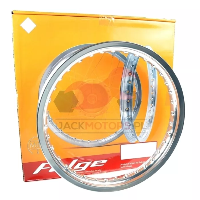 OBRĘCZ KOŁA MZ ETZ TS 2,15X18 ALUMINIOWA POLEROWANA IFA - Jack