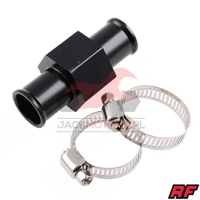 ADAPTER CZUJNIKA TEMPERATURY 1/8" 18MM ALU CNC CZARNY RACING FORCE