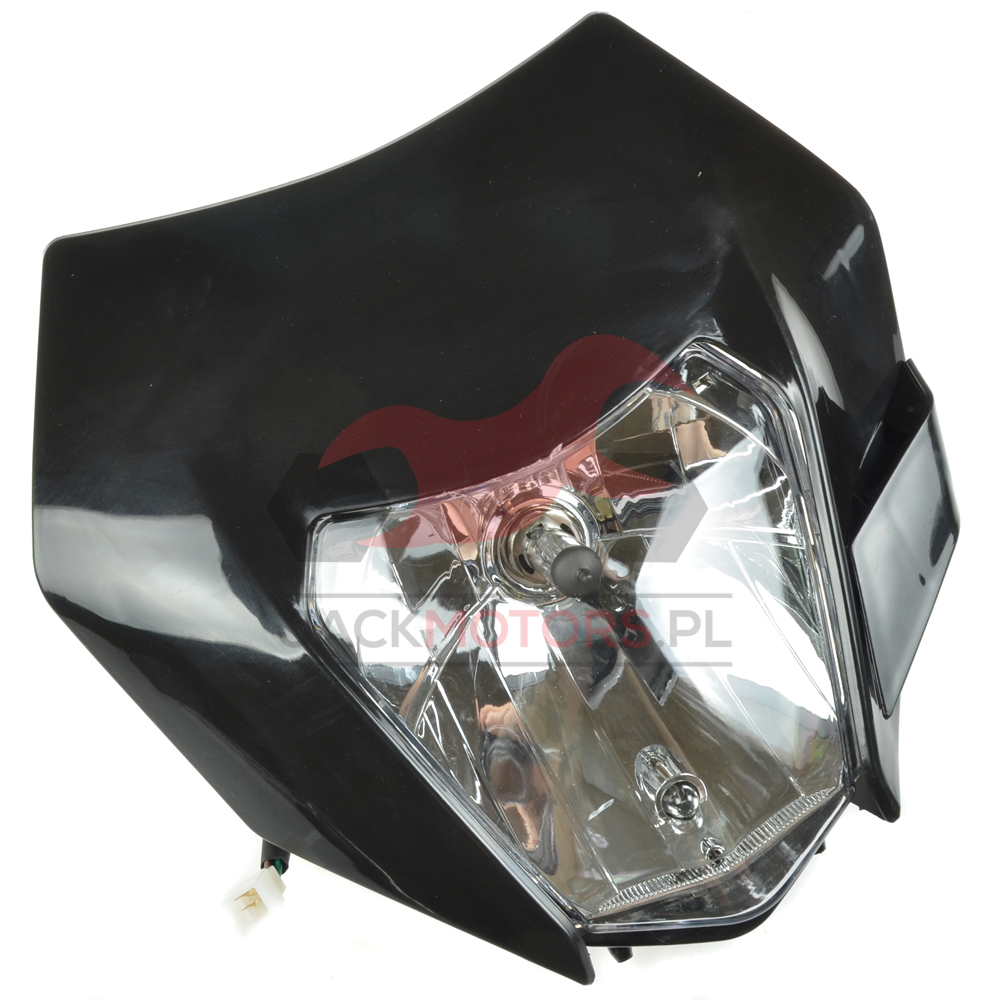 OWIEWKA UNIWERSALNA EVO REPLIKA CZARNA H4 KPL - Jack Motors