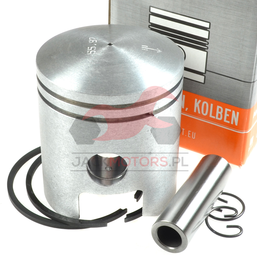 Complete Piston Kit 58.00mm For MZ TS ES 150, ES150/TS150 - 2-Stroke, With Rings & Pin
