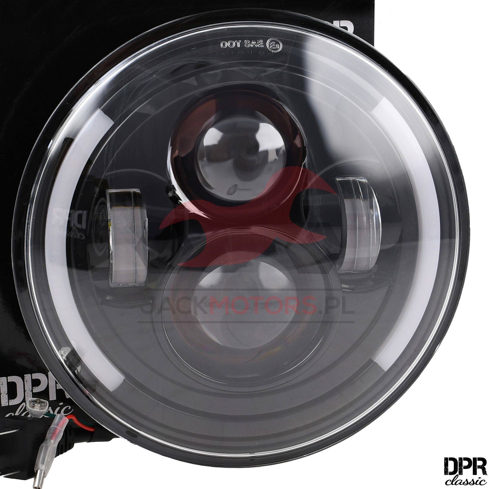 トム WKŁAD LAMPY PRZÓD MZ ETZ TS LED CUSTOM V2 DPR CLASSIC - Jack