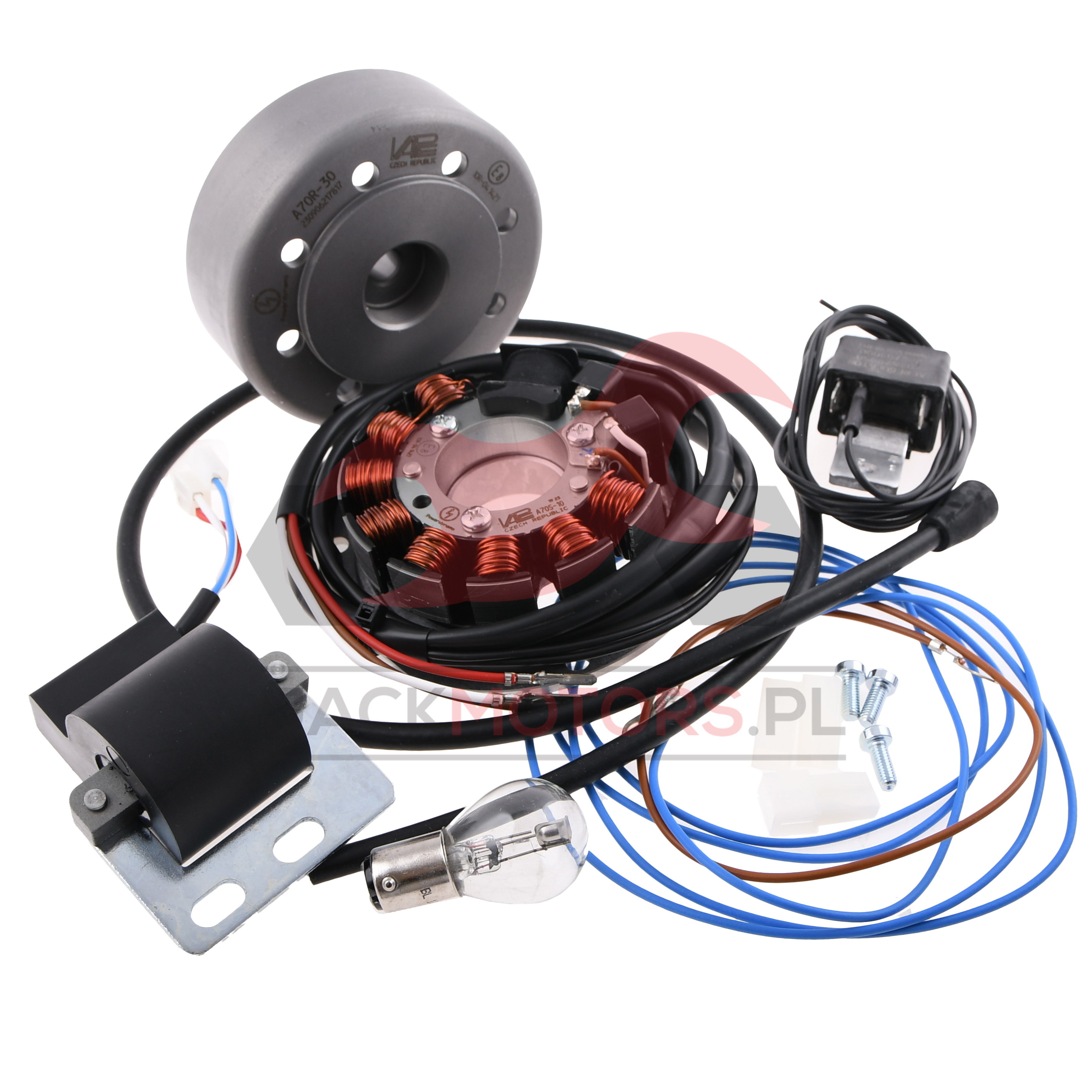 IGNITION SIMSON KR50 SR1 SR2 12V 70W VAPE SET - Jack Motors - Czci i  akcesoria Simson, MZ, Skutery, 125cm3