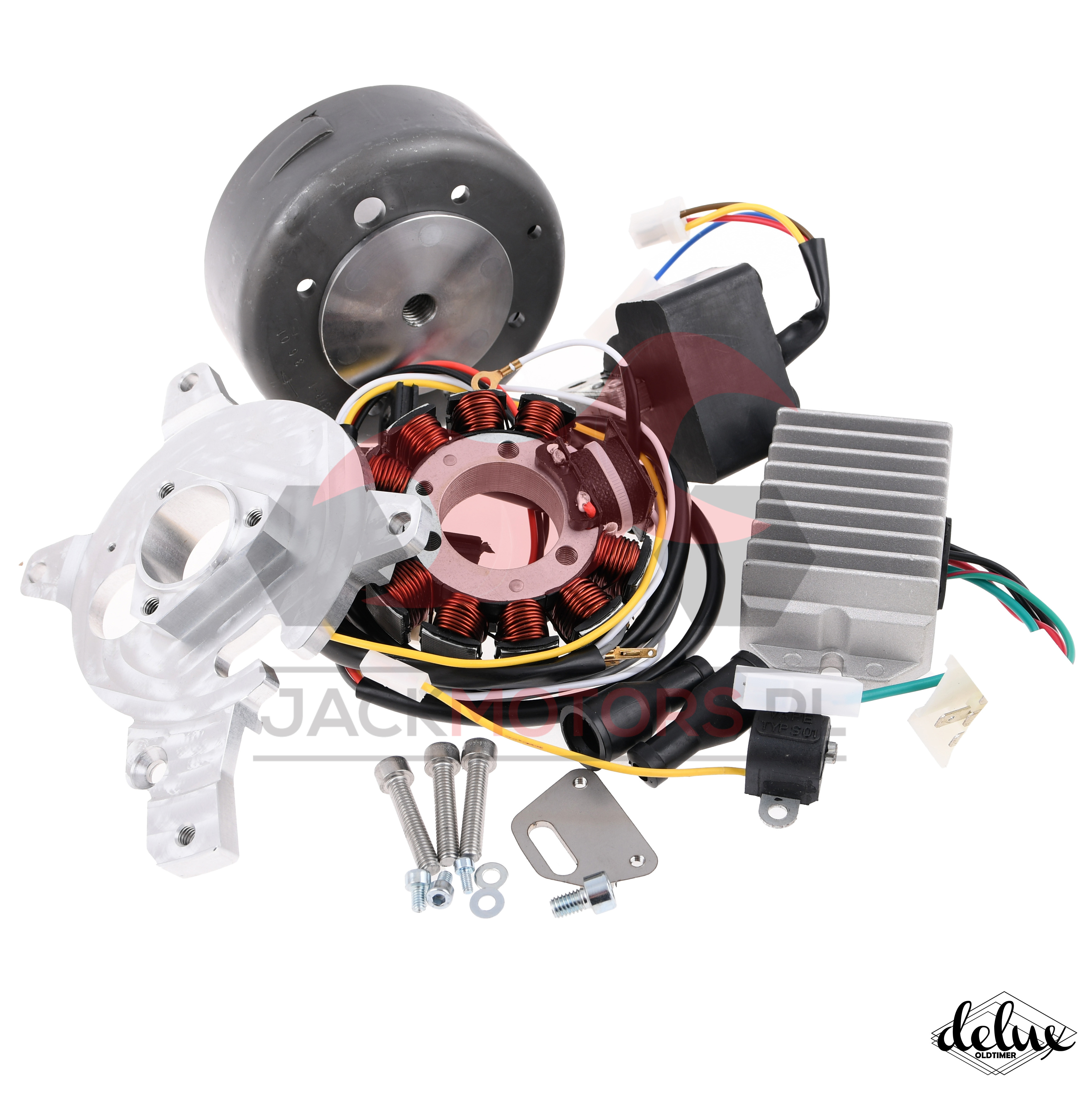 Piastra Volano Accensione Polini Con Albero Originale Piaggio Ciao SI - Foto 6