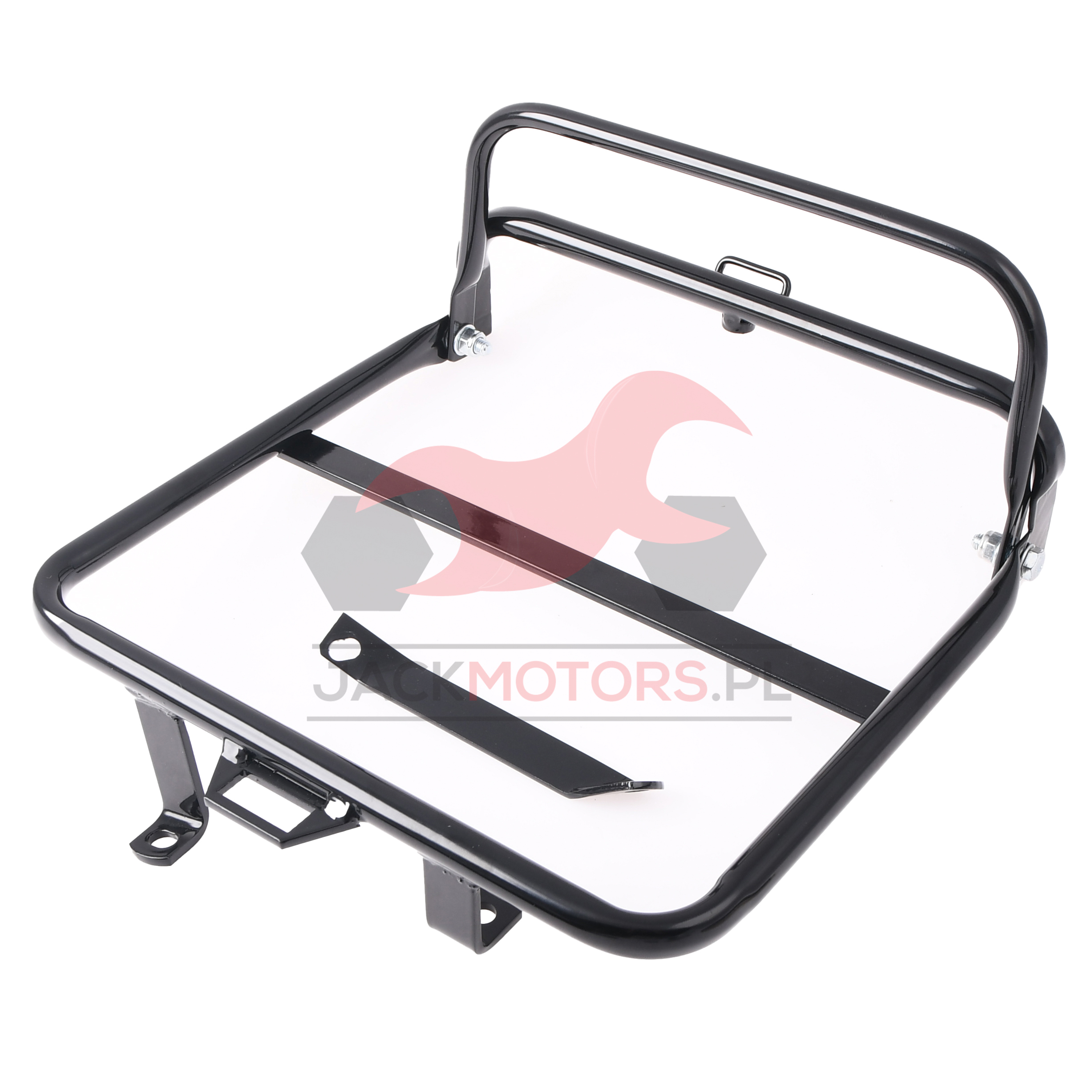 BAGAŻNIK BOCZNY SIMSON SR 50 PRAWY CZARNY WĘGRY - Jack Motors